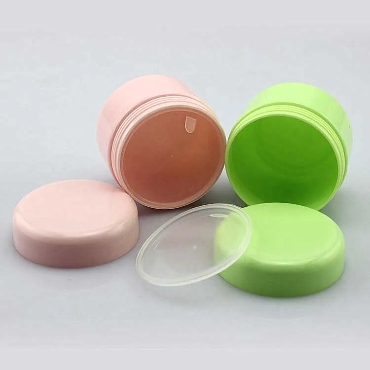 Прозрачная Круглая Пластиковая банка для образцов крема, 20 мл, 50 мл, 100 мл