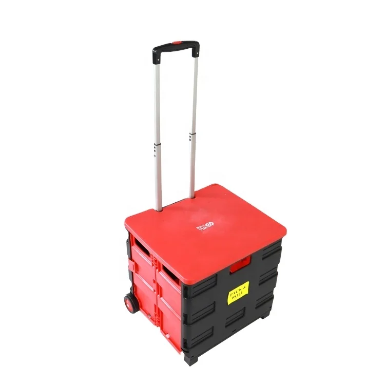 Hot sale folding heavy duty foldable 2 wheels hand trolley cart shopping