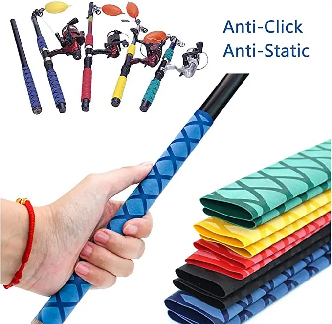 Factory Wholesale High Quality Durable Heat Shrinking Tube Non-slip X Texture Heat Shrink Tubing