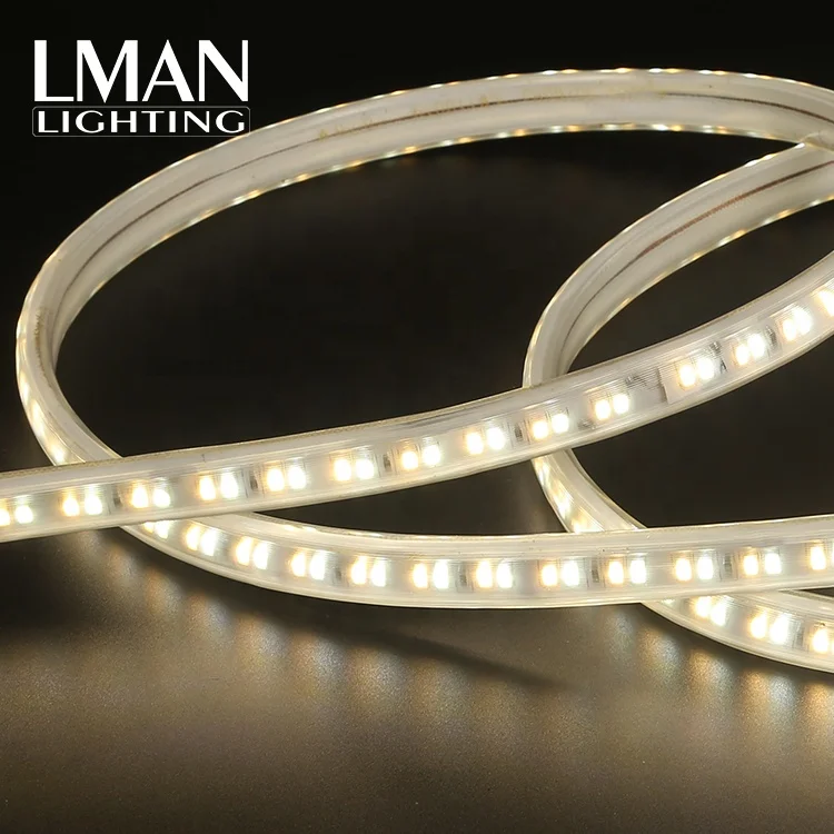 OEM ODM Factory горячая Распродажа двухцветная наружная Водонепроницаемая IP65 SMD 5050 110V 220V светодиодная лента