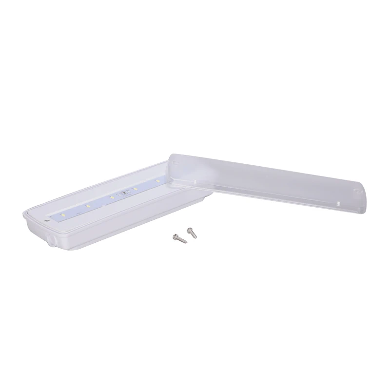 Long endurance IP65 Waterproof Emergency LED Light 6 pcs 5730 SMD LED 3 hours Operation Fire-Retardant ABS Casing customization