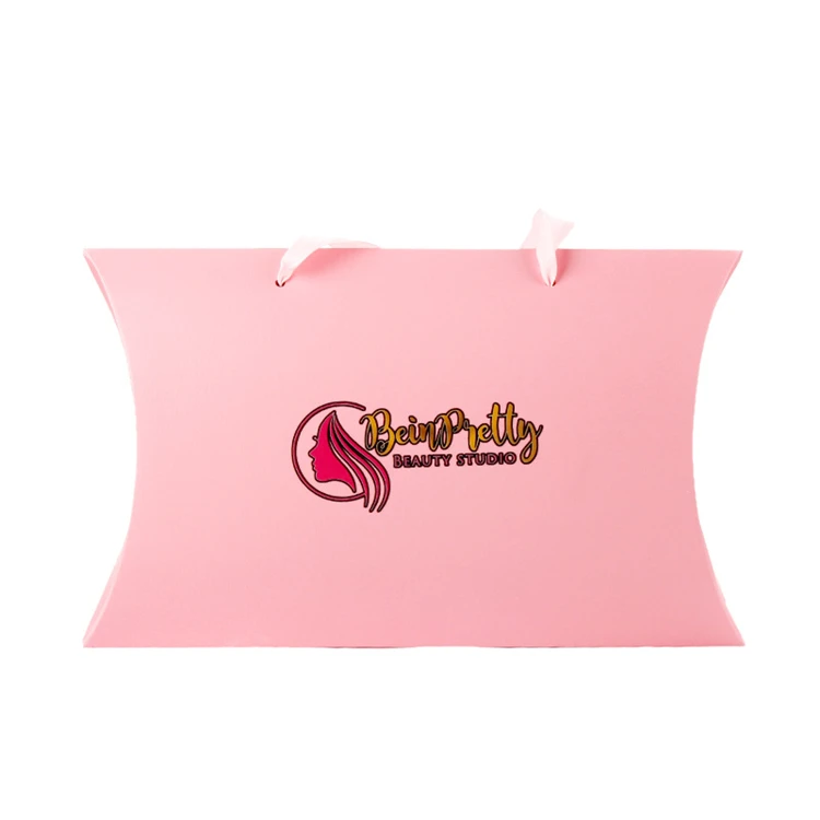 High Quality Wholesale Paper Folded Boxes Luxury Packaging Wig Boxes Custom Logo