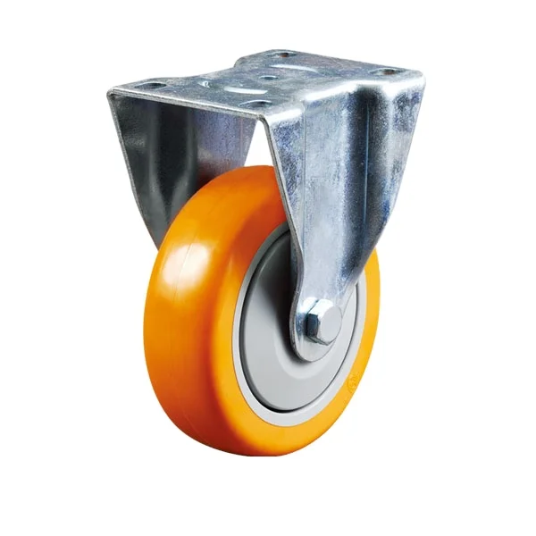 Industrial Medium Duty 3 inch Rigid TPR Top Plate Caster Wheel