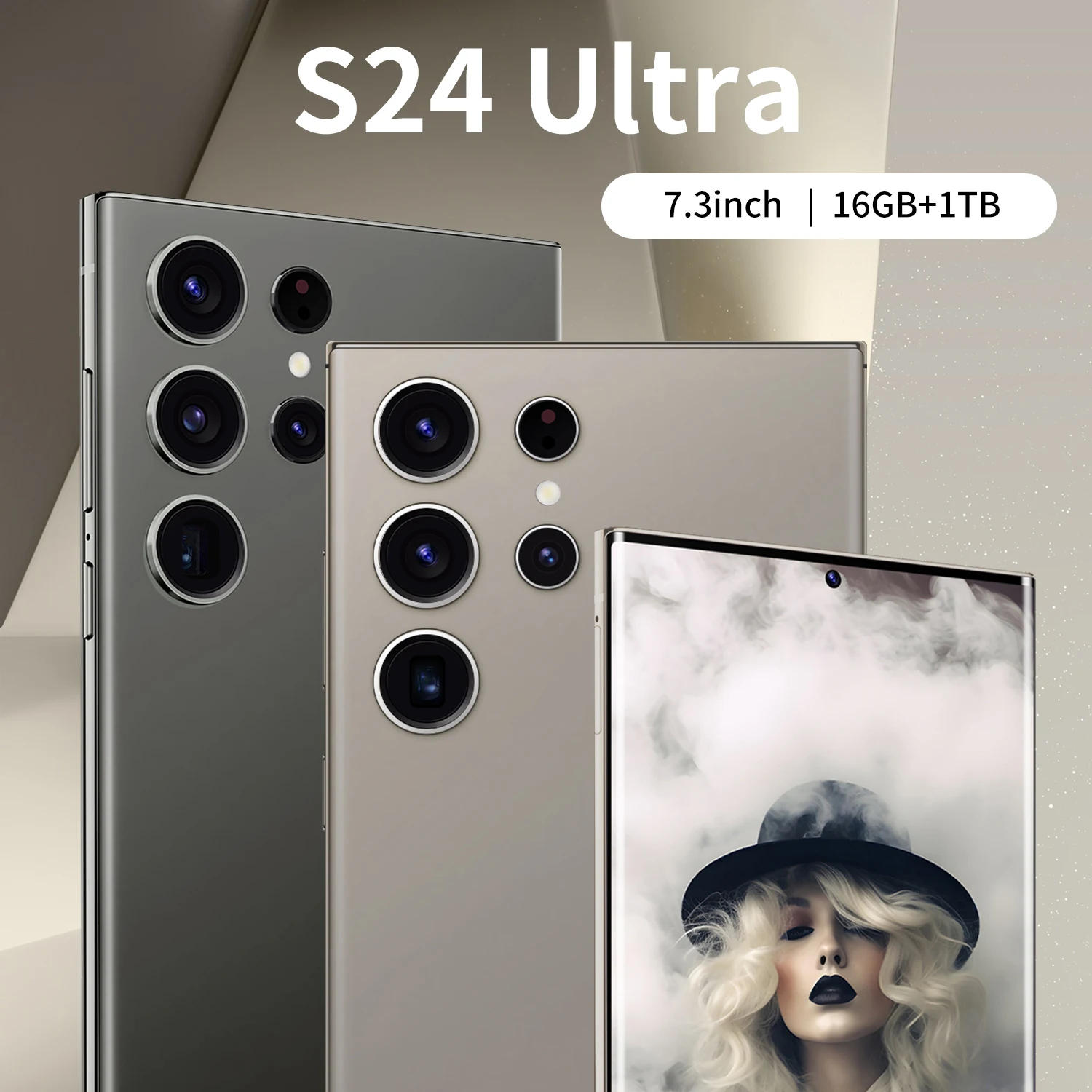 Original 5G Smartphone Samsung Galaxy S24 Ultra 6.8 inch 12GB+512GB Smartphone Android 13 FOR Brand New Clone S24 Ultra