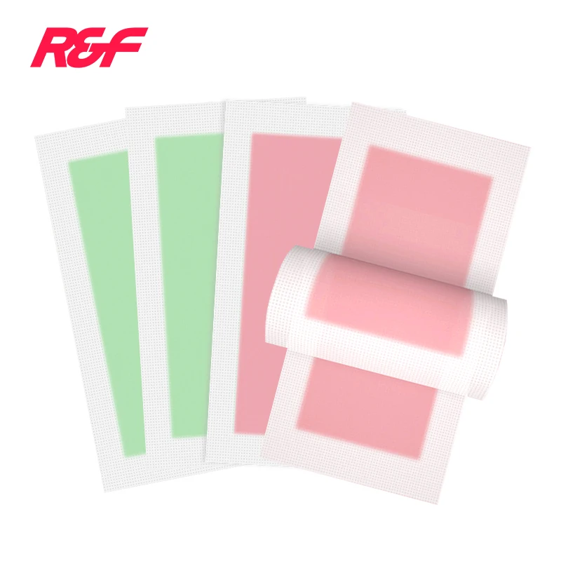 Double Sided 2 Strips Hair Removal Wax Strips Waxing Sticker For Lip Eyebrow Face Underarms