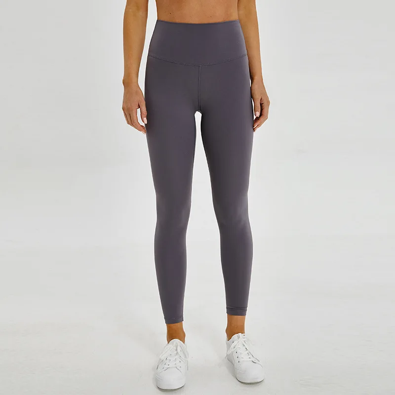
Wholesale High Quality Nylon Npandex Neon High Waist Breathable Fitness Leggings Sexy Yoga Pants With Pockets For Women 