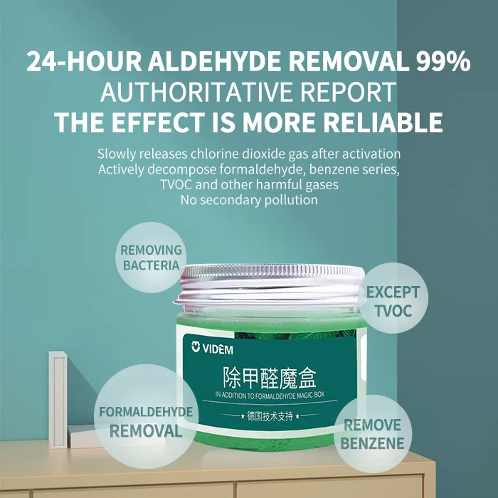 2023 Hot air freshener formaldehyde removal gel for mother and child safety