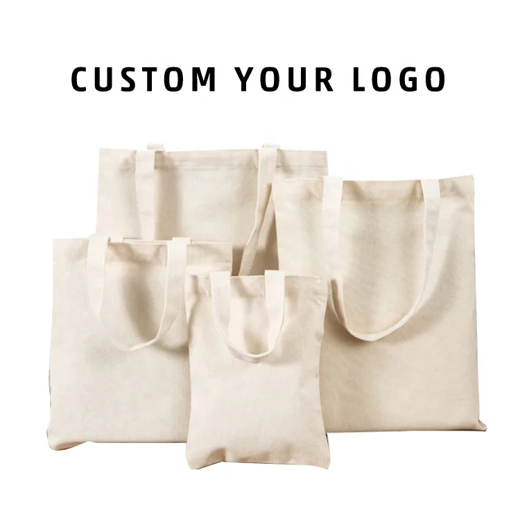 Большая сумка через плечо с индивидуальным принтом, рекламная хлопчатобумажная Холщовая Сумка-тоут с логотипами