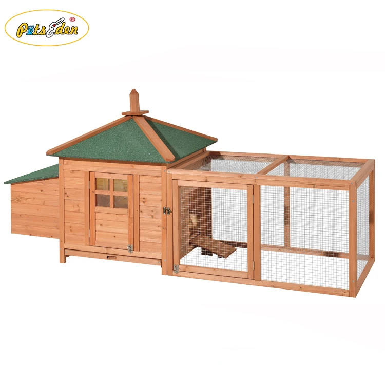 High Quality Wooden Chicken Coop with Run Cage Laying Box