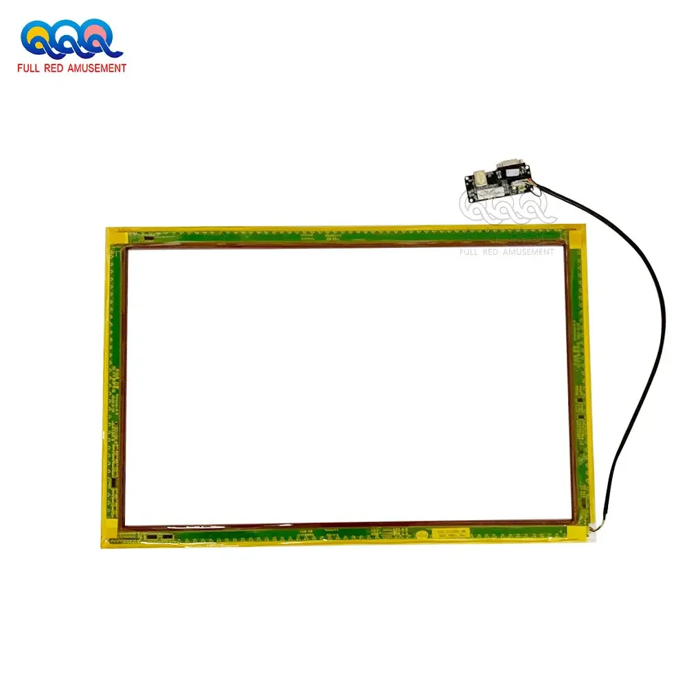 Full Red New Product DIY Touch Screen Monitor 19Inch Glass Plus Frame Easy To Install Infrared Touch Interactive Frame For Sale