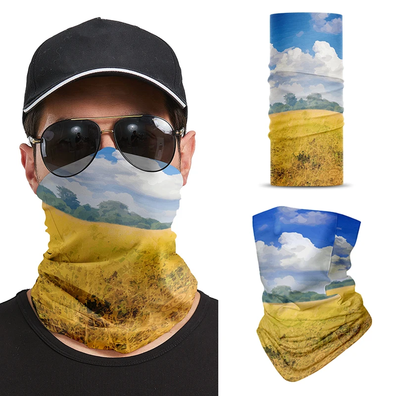 Outdoor Sports Thermal Seamless polyester Neck Warmer Fashion Custom Print Winter Neck Gaiter Tube Bandana
