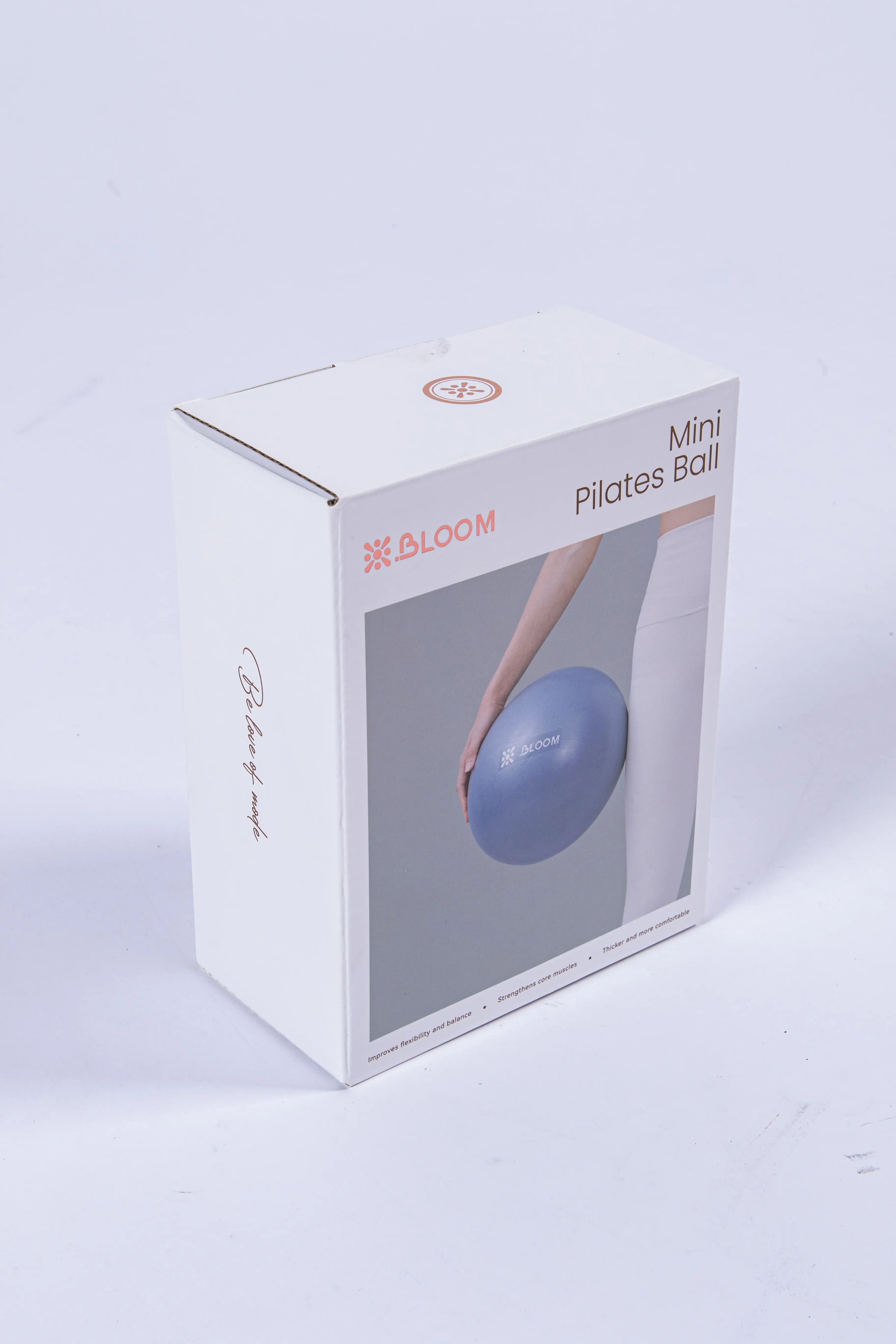 Custom Small Mini PVC Thickened Yoga Ball for Gym Fitness Exercise Stability Thicker Upgraded Pilates Ball