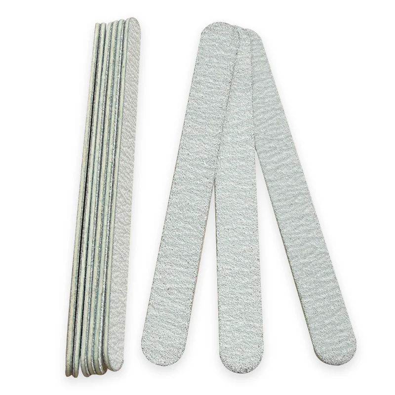 Etalady professional wood nail file disposable zebra  nail file emery polishing nail file