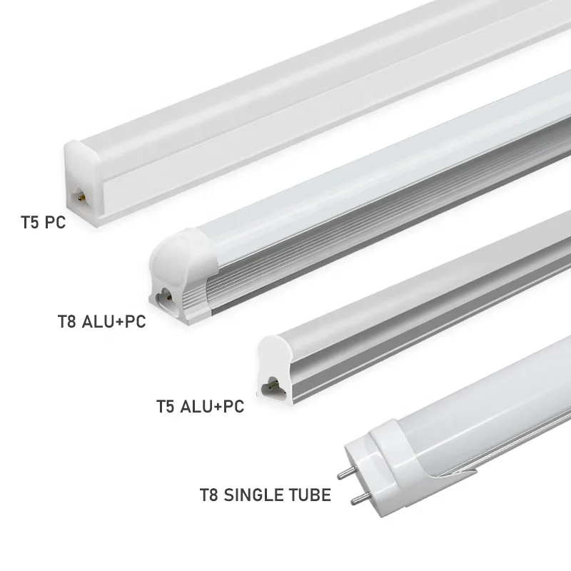 
Wholesale manufacturer Light led Tube 3000K 4000K 6500K 5w 9w 13w 18w 1200mm 2ft 4 feet t5 led Tube Light 