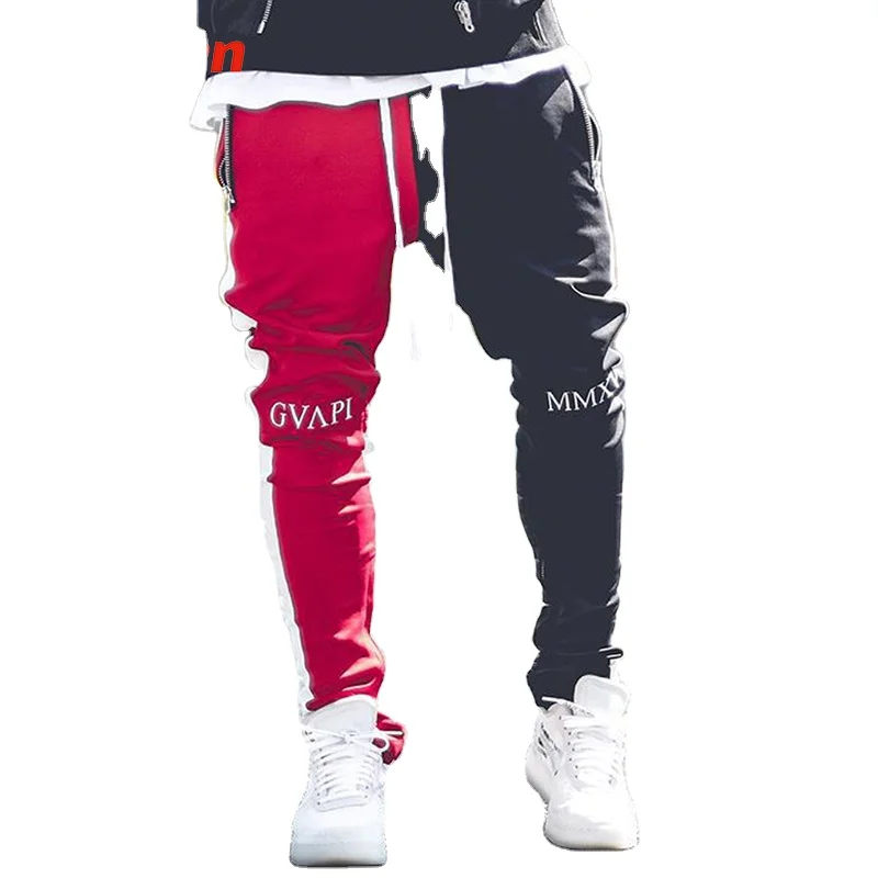 Оптовая продажа, индивидуальные цветные штаны для спортзала, повседневные мужские тренировочные брюки