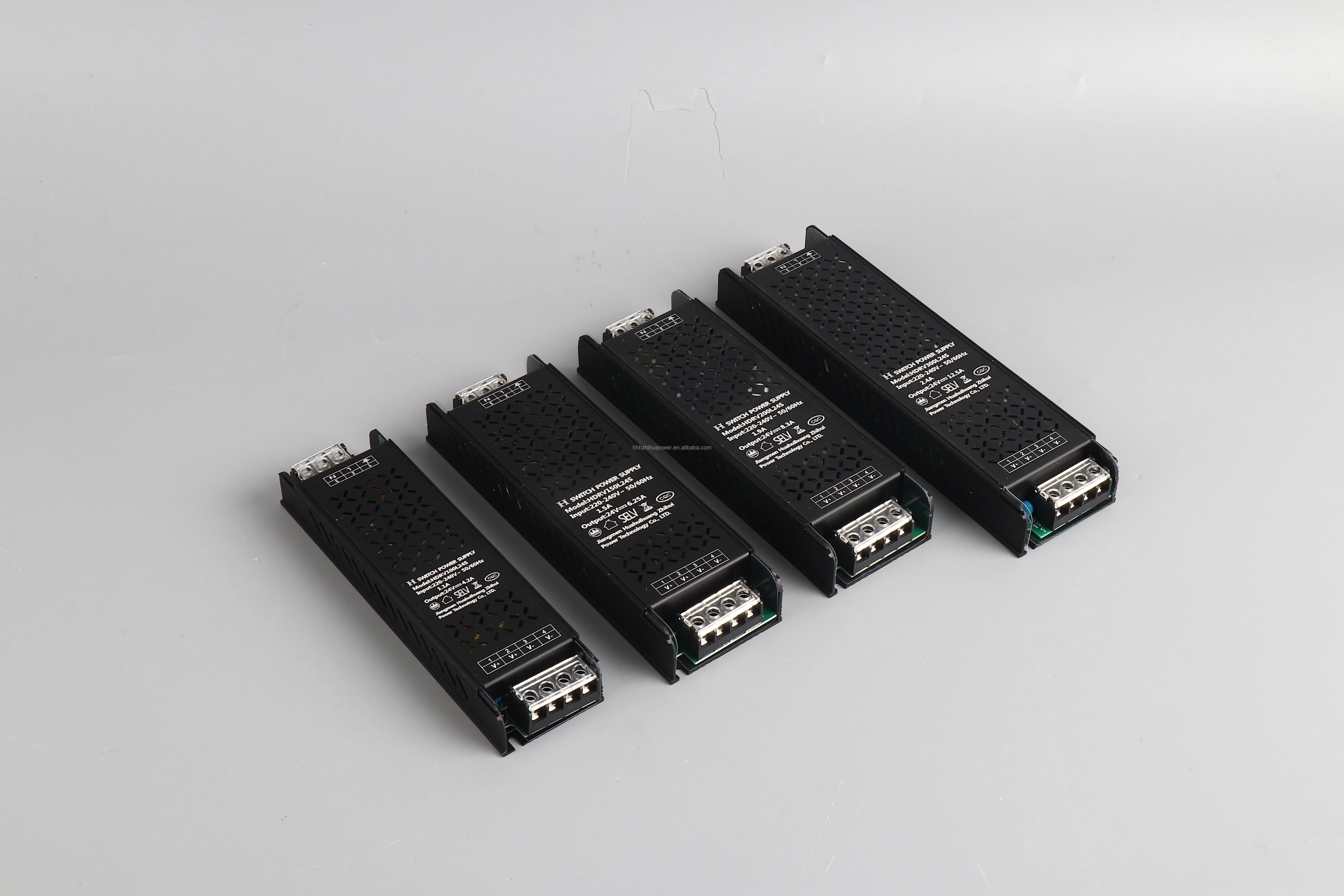 Factory Outlet Ultra-Thin LED Power Supply 100-240V AC Input for LED Strip 12V 24V 60W 100W 200W 300W LED Driver for Lighting