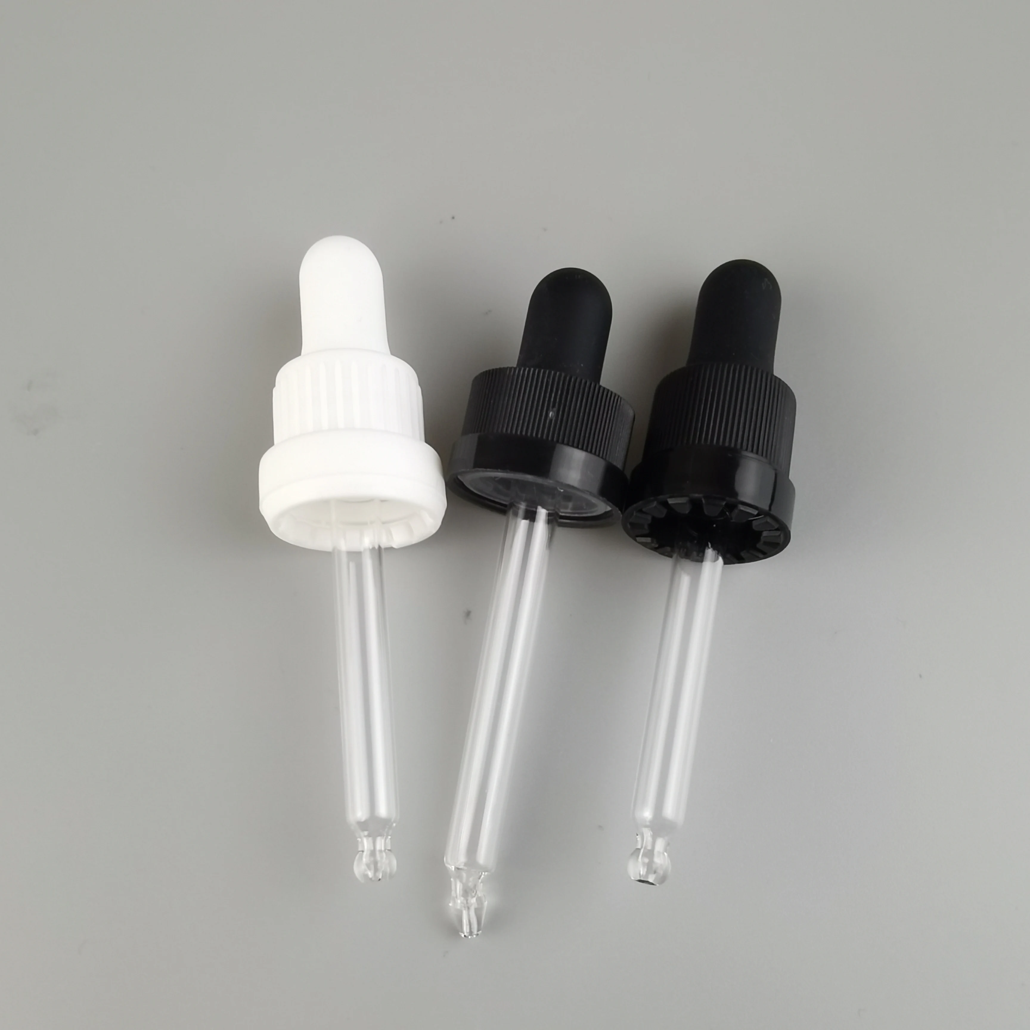 wholesale Black rubber Pipette bulbs or Chemical resistant glass dropper