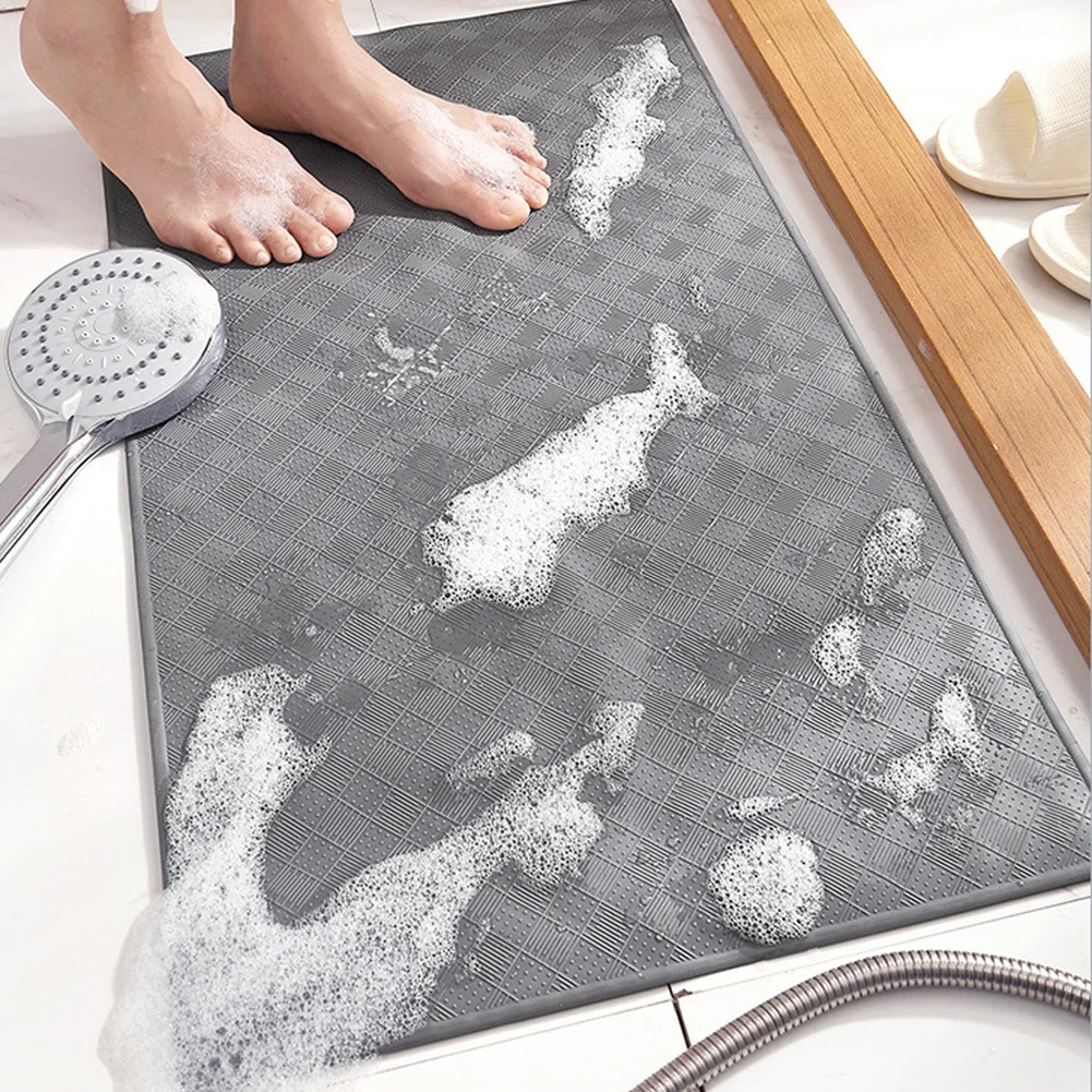 Absorbent Drying Bathroom Mat Customized Non-slip Silicone Shower Bathtub Bathroom Mats
