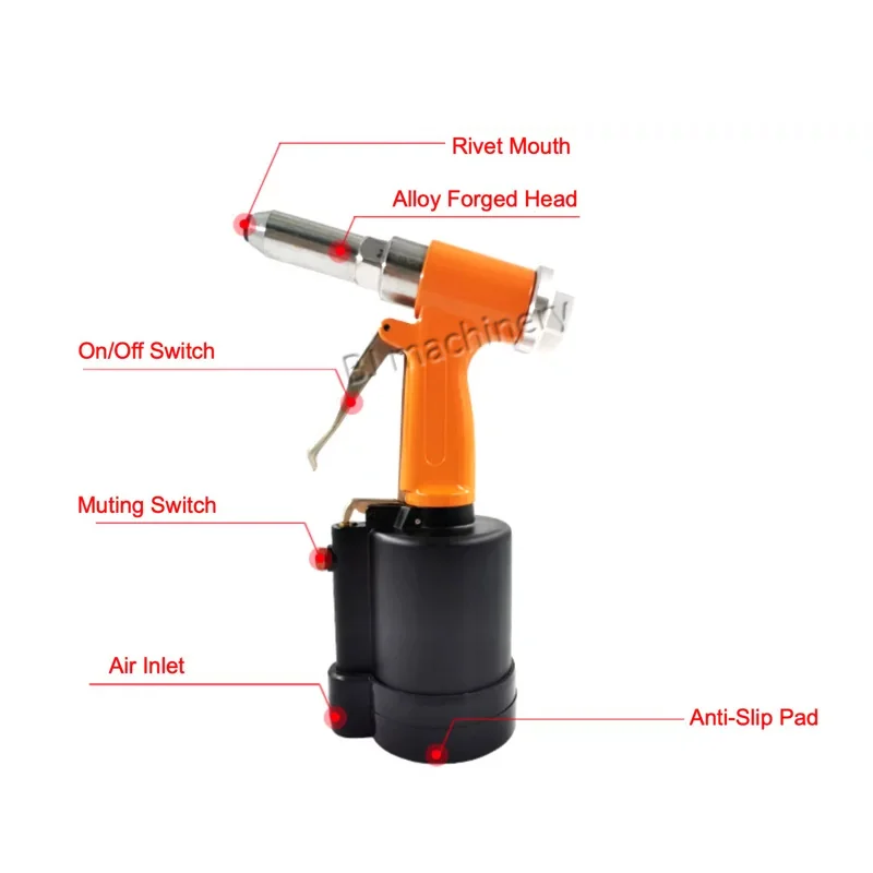 Top Quality Automatic Pneumatic Blind Rivet Gun Rivet Nut Gun Other Pneumatic Tools