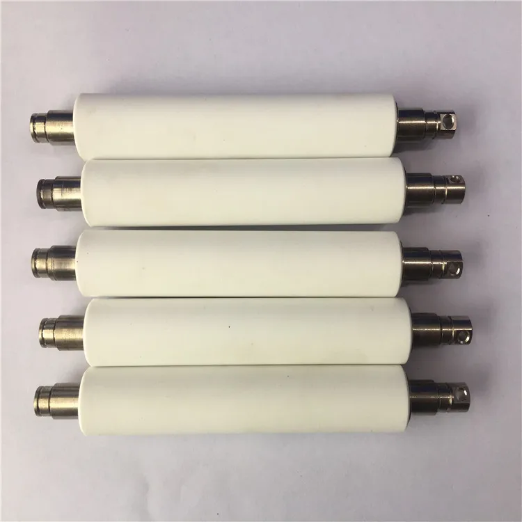 Customized OEM POS machine High Precision SUS 303 shaft Coated Silicone Roller Rubber Platen