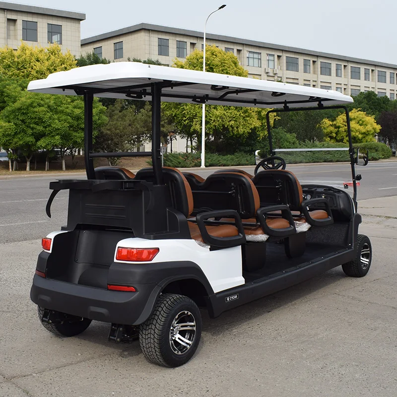 ZYCAR  electric golf car Multifunctional 6 person electric sightseeing golf cart for Resort Use