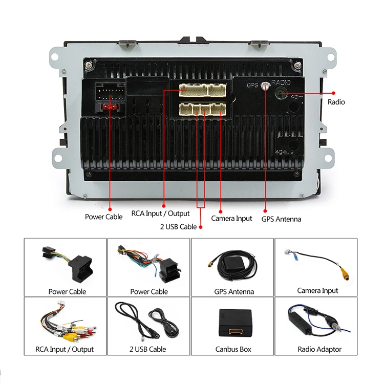 9 Inch Android 8.0 Car radio GPS Navigation for VW Skoda Octavia golf 5 6 touran passat B6 jetta polo tiguan
