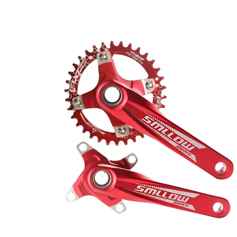 Aluminum Alloy Mountain Bike Crank Set 34T 172.5mm Road Bicycle Front Crank For Bicycle