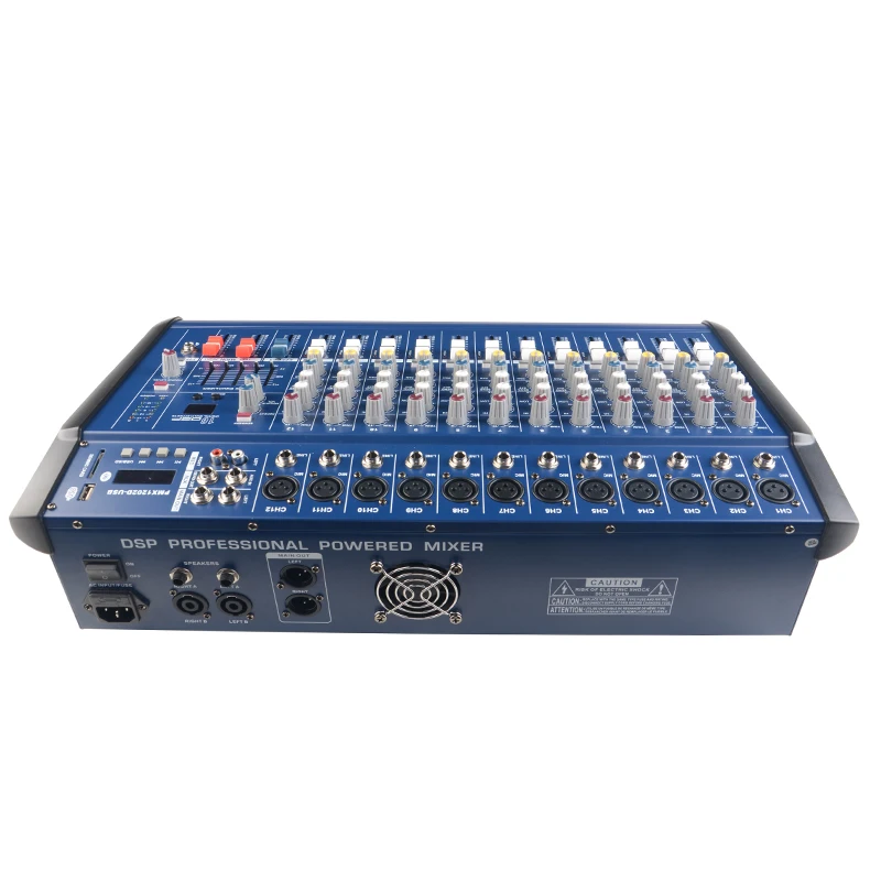 Профессиональные механизированные звукомикшер 12 каналов большой звук и разъемом для наушников функция контроля с помощью обратного звонка