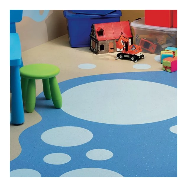 100% virgin homogeneous pvc flooring with Fireproof gym covering room plastic carpet flooring