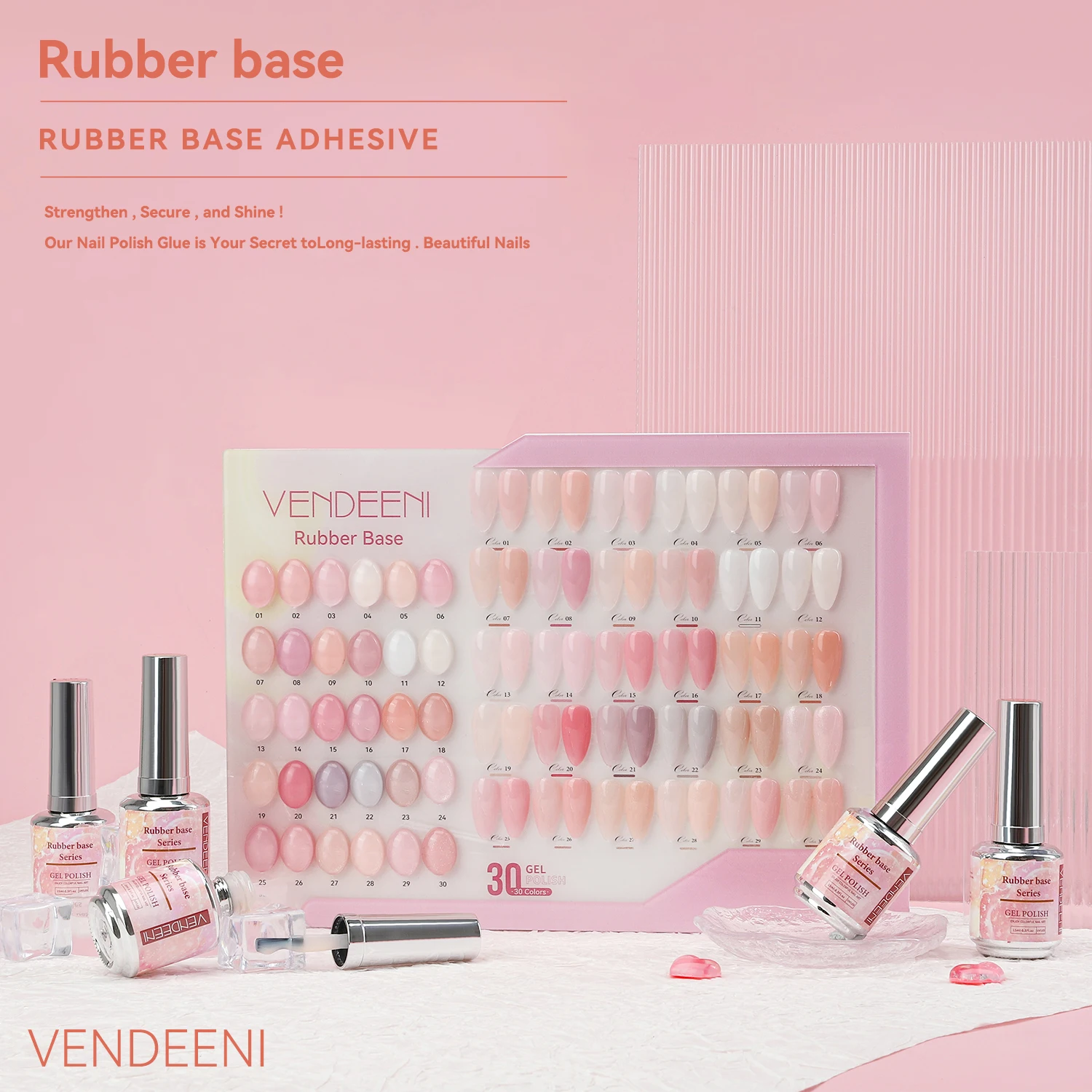 Hot sale 30 colors gel nail polish set OEM 15 ml rubber base gel nail polish wholesale uv gel professional nail