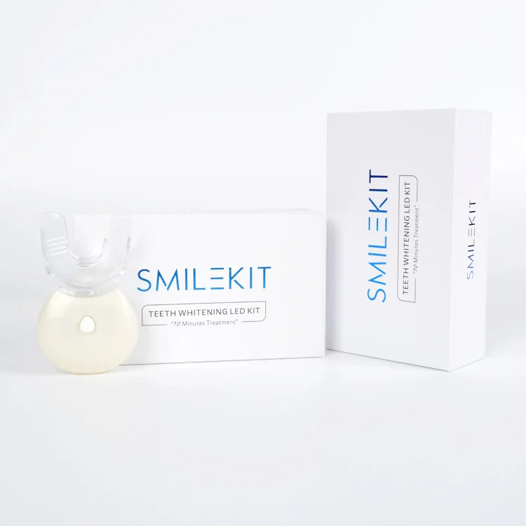 Luxury Boxed Tooth Bleaching Kit Home Set Wholesale Teeth Whitening Kits Private Logo WIth Gel Syringe