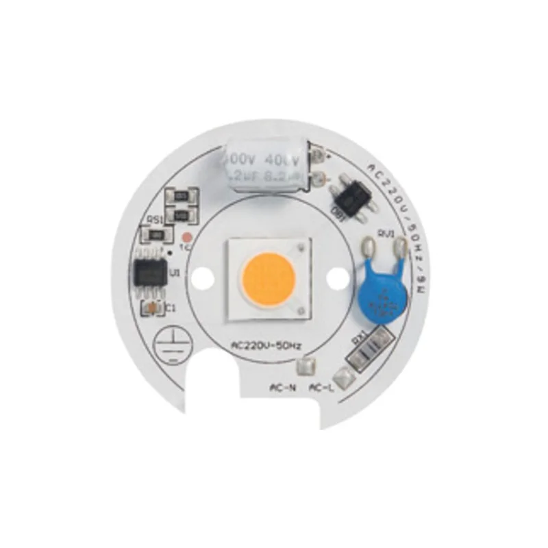 5w 10w 12w ac dob led chip 110v 220v cob led light module 2700K 3000K 4000K 6500K  50*1.0mm for indoor lighting commercial light