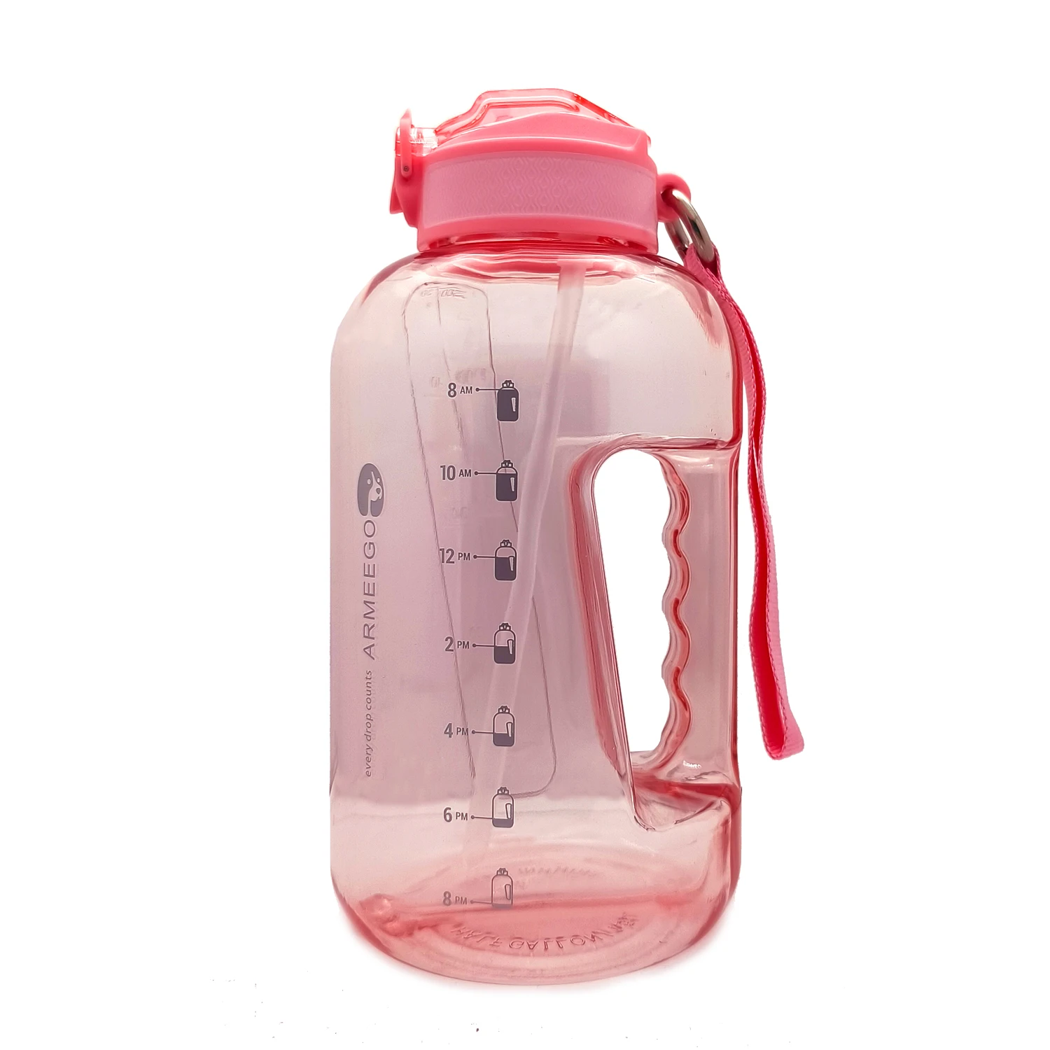 ARMEEGO wholesales 2.2L wide mouth tritan sport drink 2 liter one gallon water bottle jug