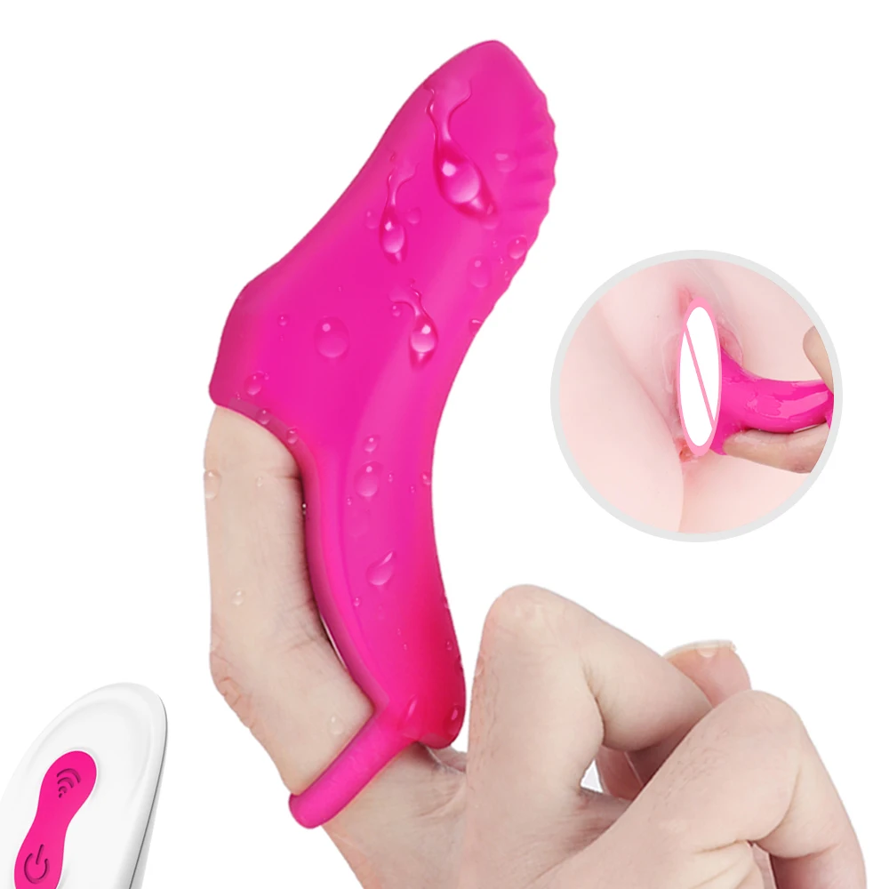 S-HANDE Vaginal Pussy G Spot Massage Adult Sex Toys Mini Finger Sleeve Vibrator For Female Women
