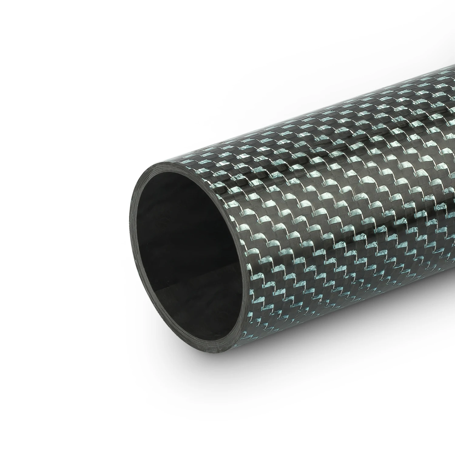 Custom Carbon Fiber Round Tube Whale stone Braided Carbon Fiber Tube Supports Customized Gold Wire Carbon Fiber Tube