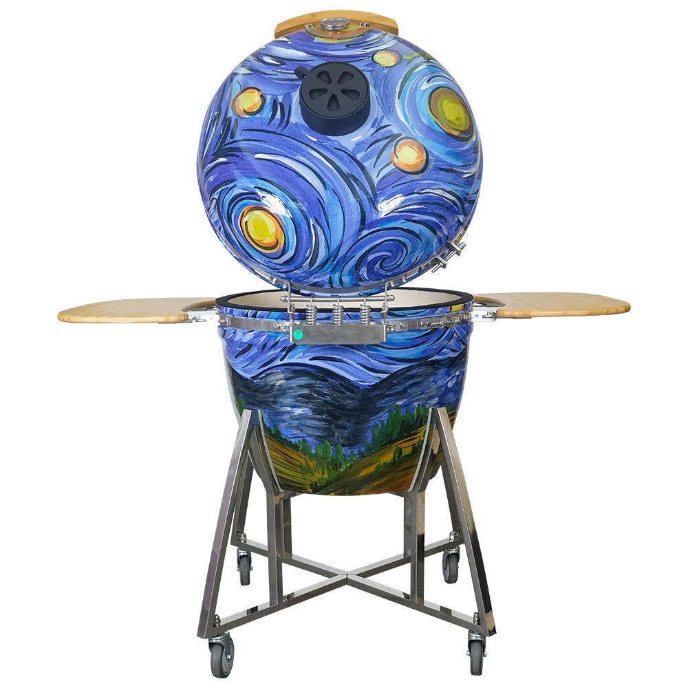 SEB KAMADO 26 inch big Drawing Charcoal Outdoor Kitchen Grill Barbecue Ceram Ceramic Kamado Bbq Barbique