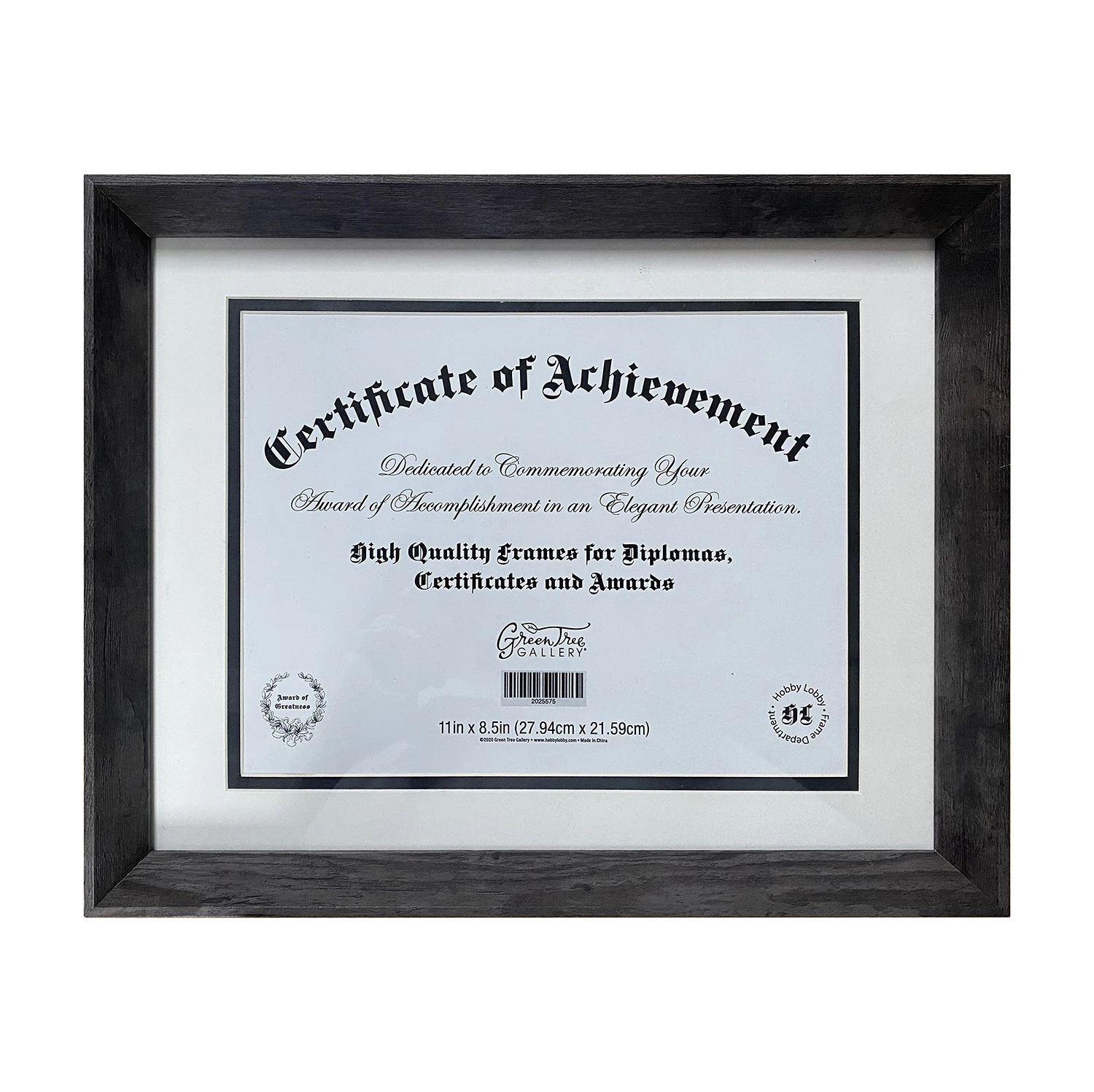14inch Graduation Certificate Frame Diploma Awards Holders Wood photo Frames with double mat