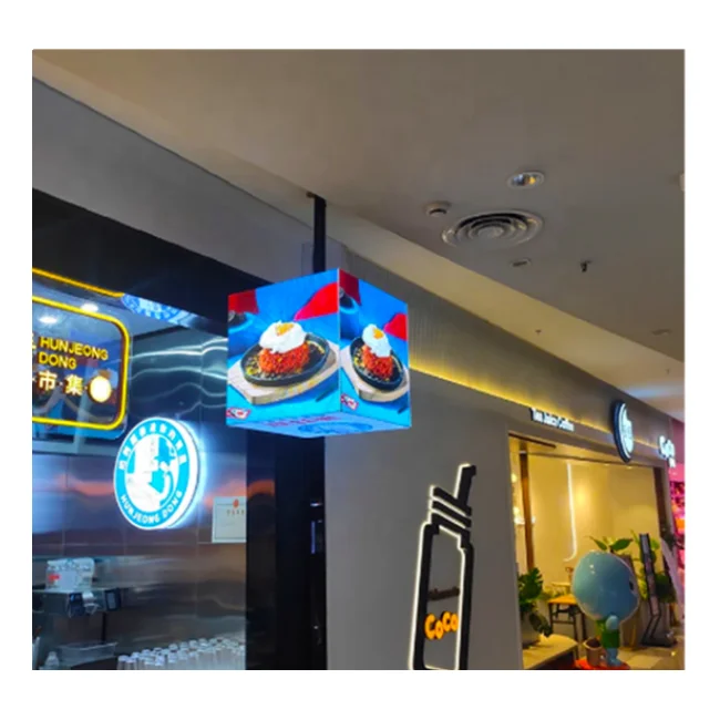 4sides /5sides screen P2.5 P3 P3.91 P4 cube led screen magic cube display stage plaza video screen