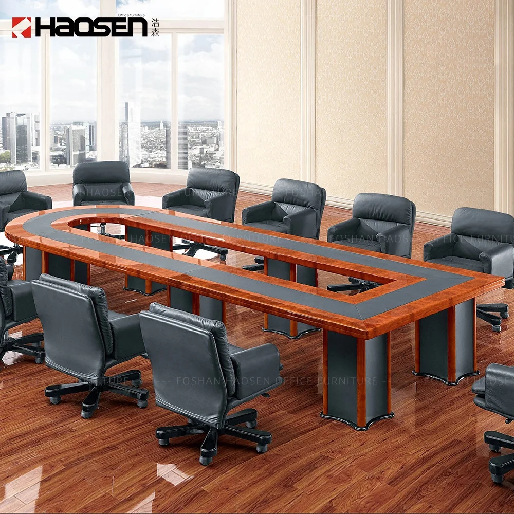 68013C classic quality Red-brown Multiplayer conference office meeting table chair