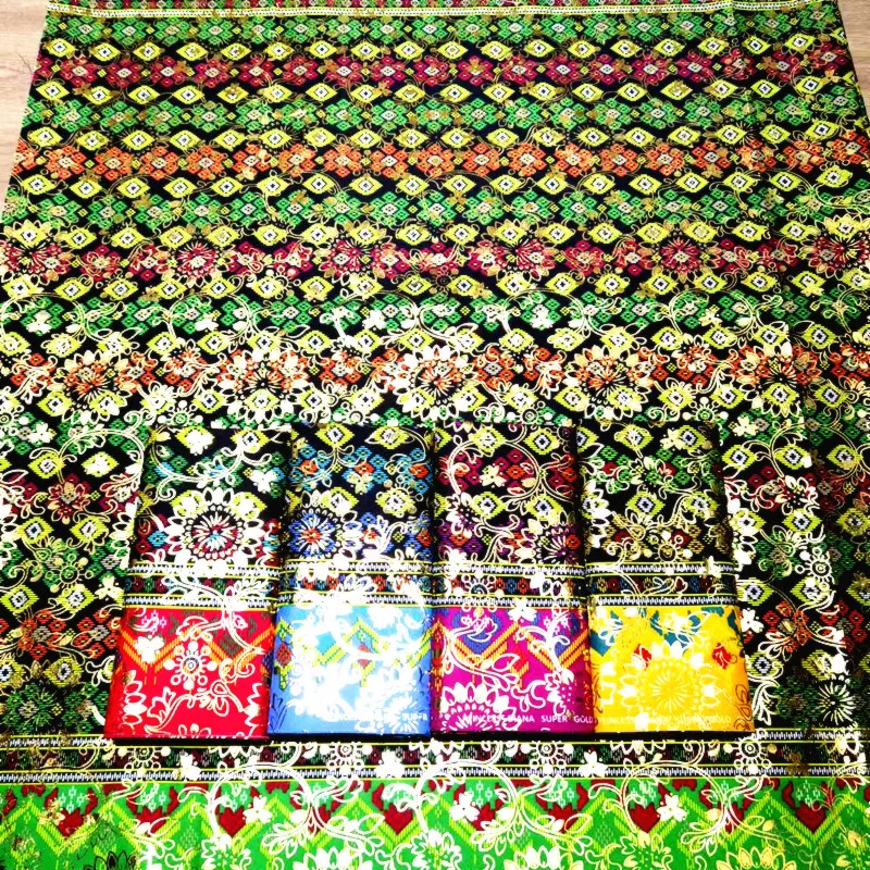 high quality 100% POLYESTER BATIK FABRIC SARONG WRAP FABRIC