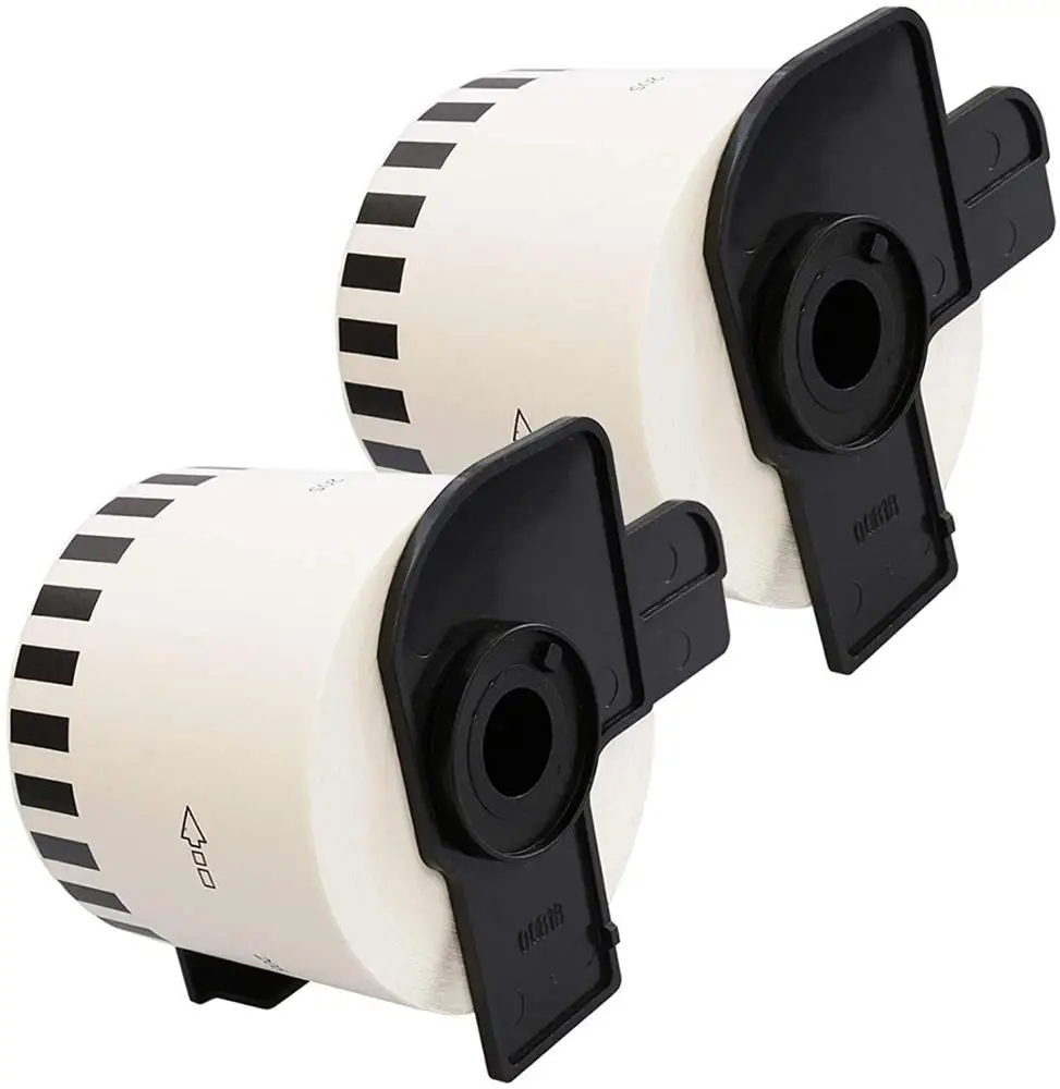 Olantai DK22205 62mm*30.48m direct thermal printer compatible 1 x 2 5/8 label