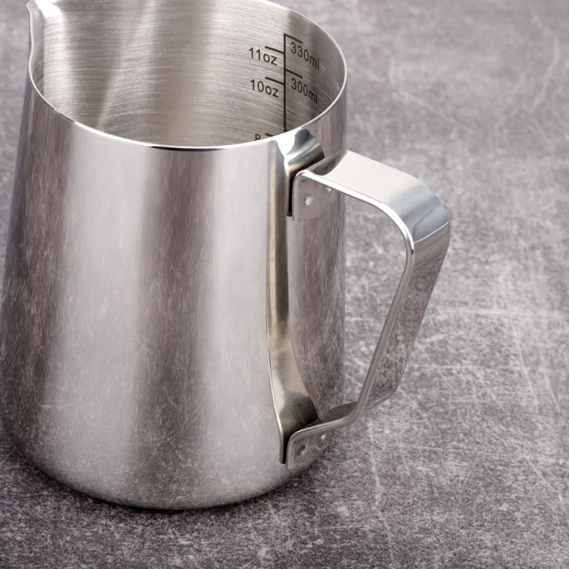Stainless Steel Coffee Frothing Pitcher Milk Jug Coffee Milk Pitcher 304 Stainless Steel Milk Jug Pitcher