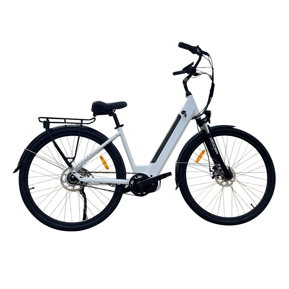 High performance OEM belt drive electric hybrid bike with mid drive motor 350w 500w road electric bicycle for city ebike