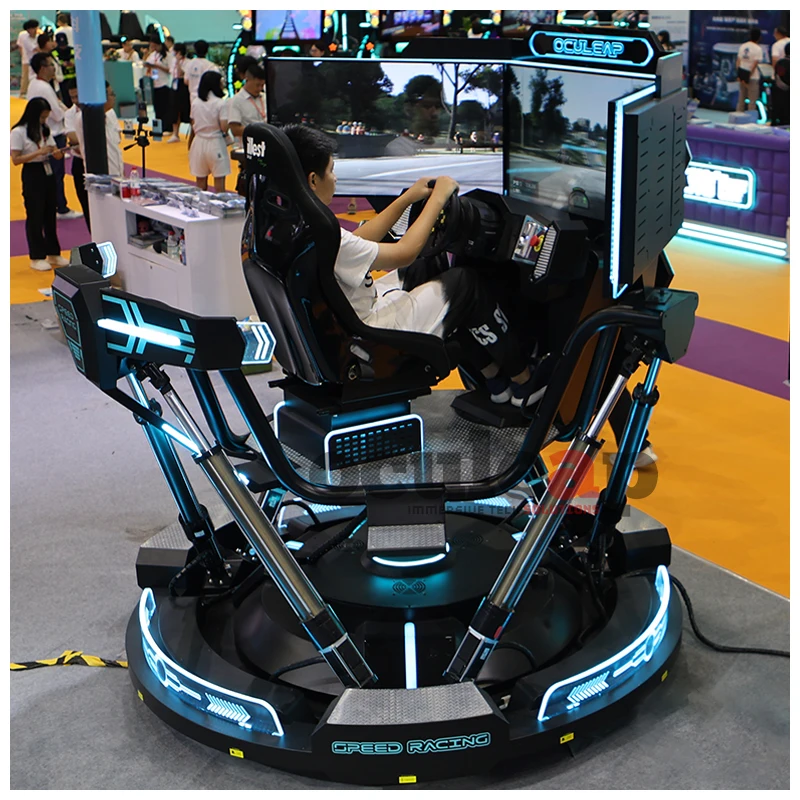 Oculeap VR Racing Simulator VR Car Simulator Driving Simulator 2025 New VR Game Machine Racing Car Arcade Ride For Sale