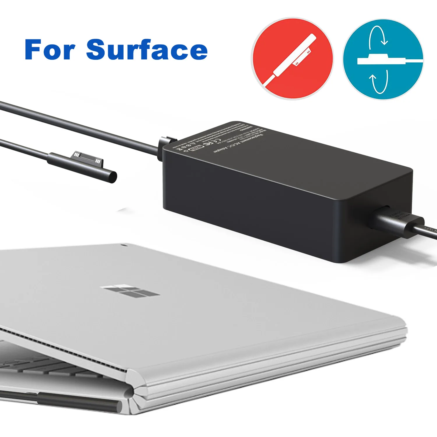 127W 15V 8A переменного тока ноутбук адаптер переменного тока с выходом 5v 1.5a usb порт зарядное устройство для ноутбука адаптер переменного тока для microsoft surface