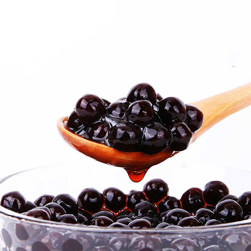 Black Premium Black Boba Tapica Pearls Suitable as Tea Shop Ingredient
