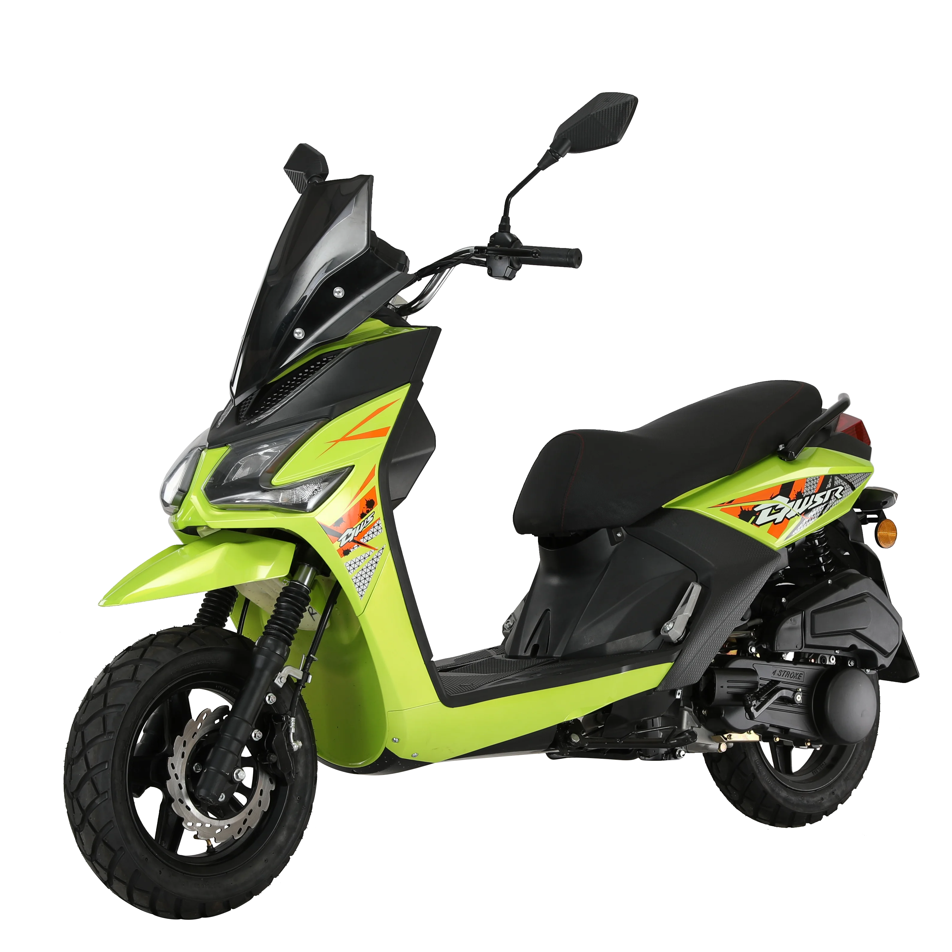 
150CC R2 Gas Scooter Motorcycle Hot Model 150cc EURO 4 Max Black Red White Body Steel Frame Tank Engine Wheel Aluminium Drum 