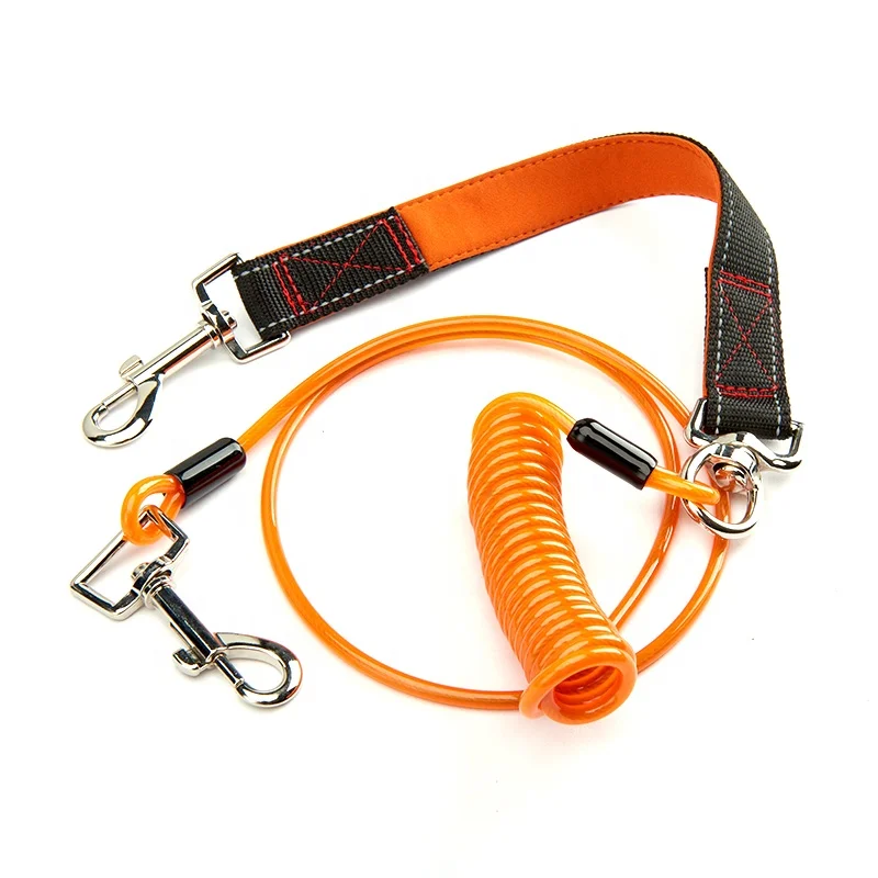 Hot sales  Dog Leash Rope Heavy Duty Chew-Proof Long Steel Wire Pet Safety Cable Rope