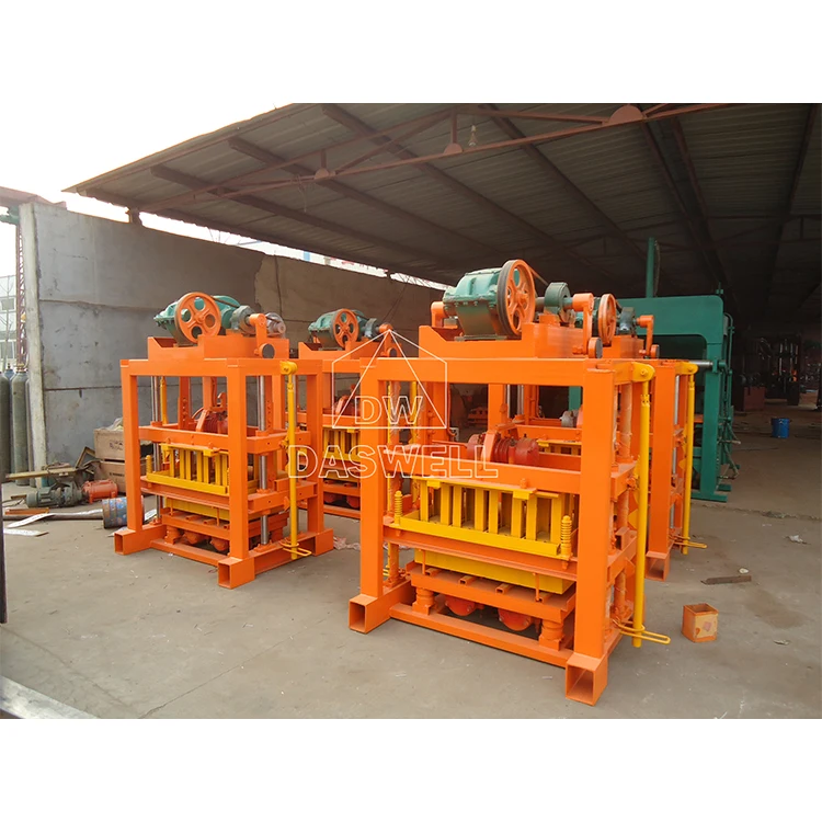 Машина для изготовления кирпичей, автоматическая машина для изготовления пустотелых блоков, бетонных блоков с мотором