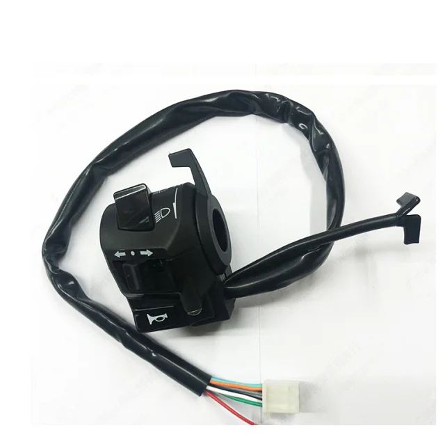 Motorcycle handle switch assembly double flashing lights horn ignition flashing lights headlight switch